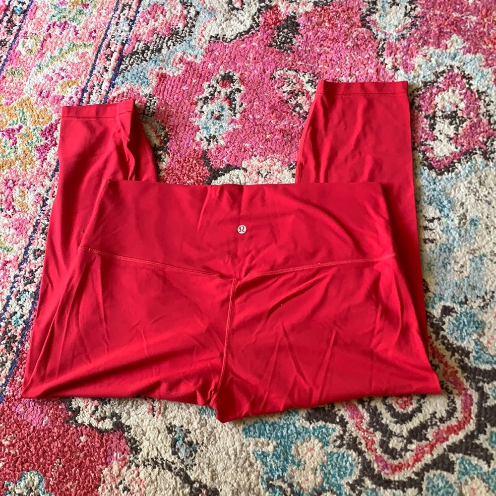 Align cropped lululemon leggings- size 16